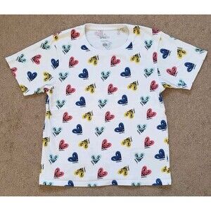 Keith Haring SPRZ NY Uniqlo Smile Love Hearts Graphic Pop Art T-shirt Size XS